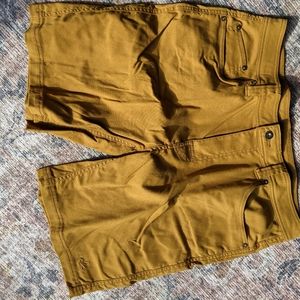 Prana Brion shorts 35x9 camel
